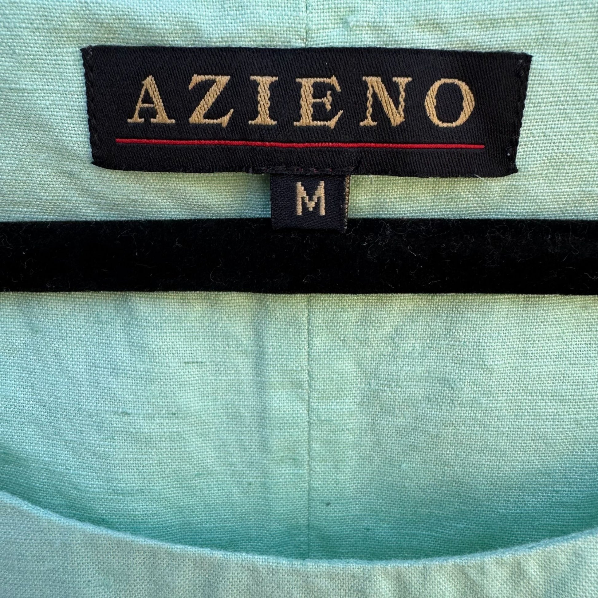 Azieno Womens Sleeveless Mint Green Unique Patchwork Embroidery Maxi Dress M