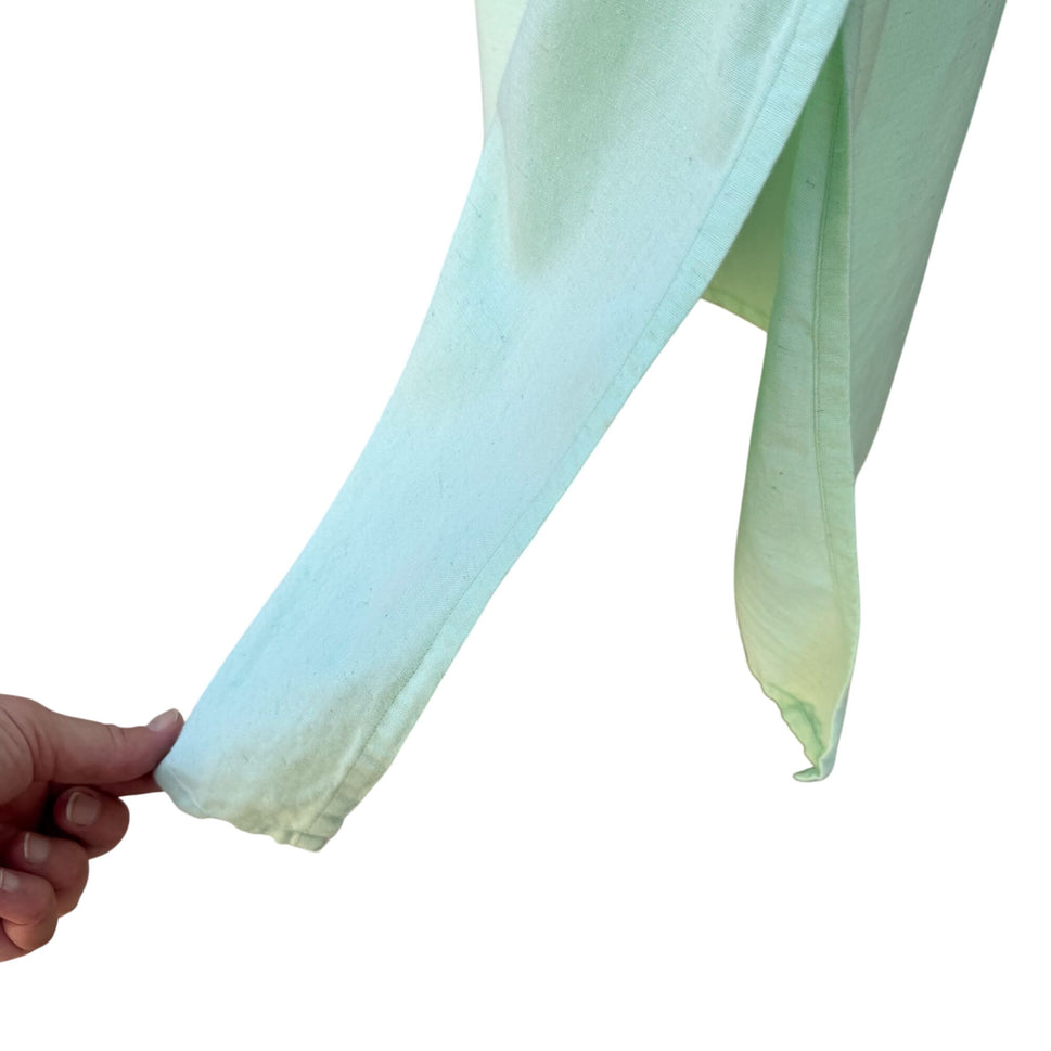 Azieno Womens Sleeveless Mint Green Unique Patchwork Embroidery Maxi Dress M