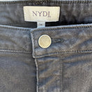Switch NYDJ Womens Lift Tuck Technology Black Denim Skinny Stretch Mid Rise Jeans 14 3 image