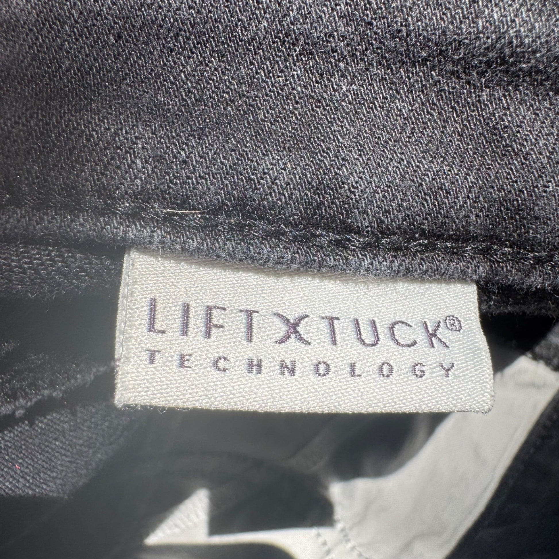 NYDJ Womens Lift Tuck Technology Black Denim Skinny Stretch Mid Rise Jeans 14