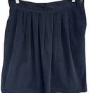 Switch Allen Solly Vintage Womens Black Pleated Corduroy Skirt Mid Length Schoolgirl 14 3 image