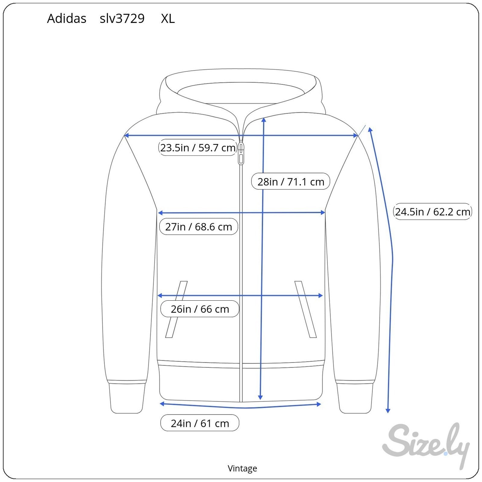 Adidas Mens XL Full Zip Hoodie White Fleece Lined 3-Stripe Embroidered Logo