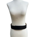 Switch Sheri Bodell Vintage Y2K Minimalist Edgy Black Genuine Leather Wide Cinch Belt S 3 image