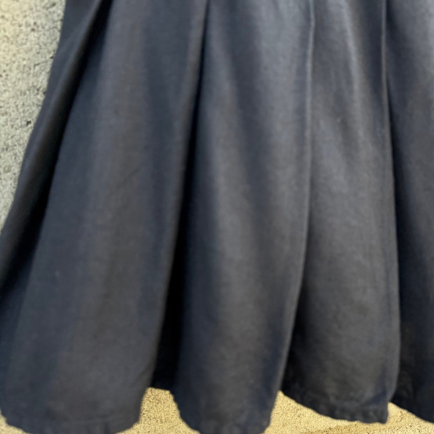 French Connection Y2K Black Drop Waist Pleated Flounce Mini Skirt Womens XS