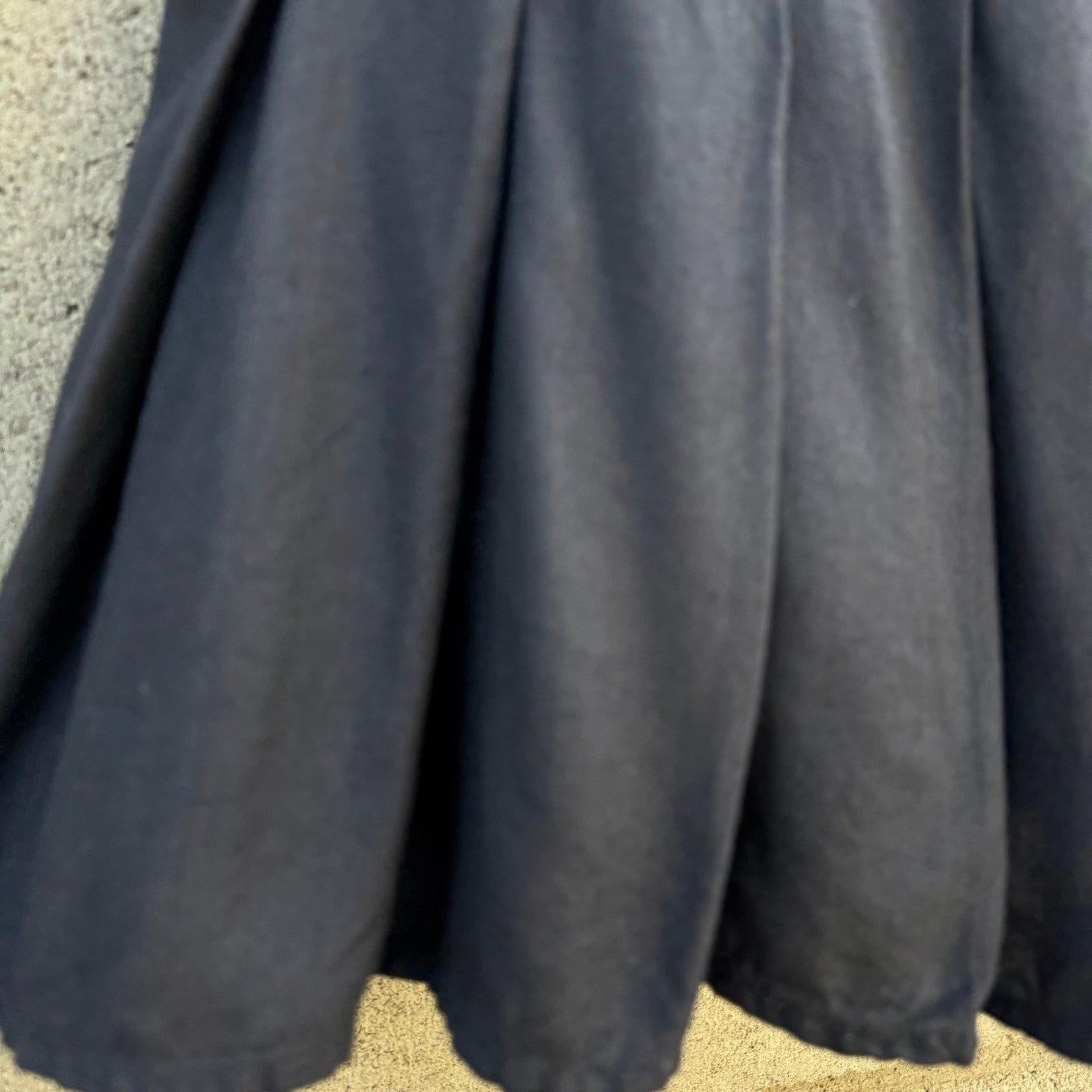 French Connection Y2K Black Drop Waist Pleated Flounce Mini Skirt Womens XS