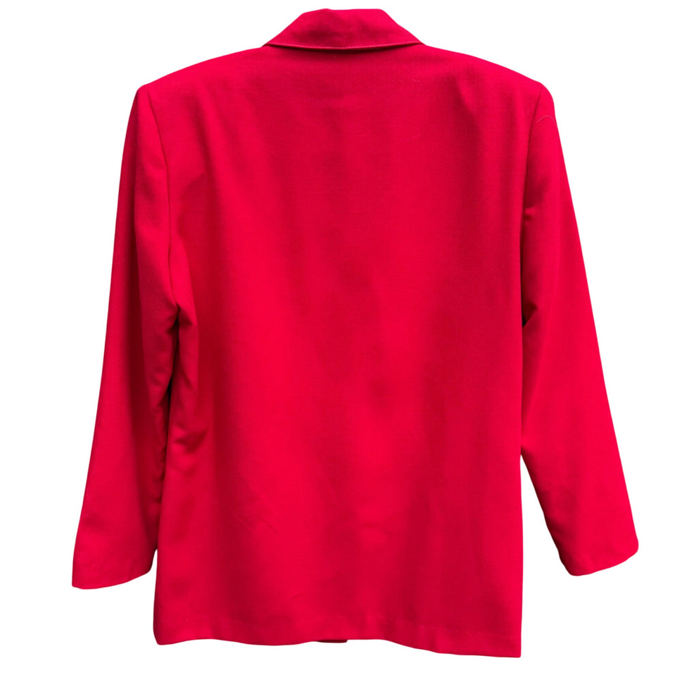 Daily Habit Vintage 80s Womens Crest Blazer Jacket Preppy Old School Oversized L