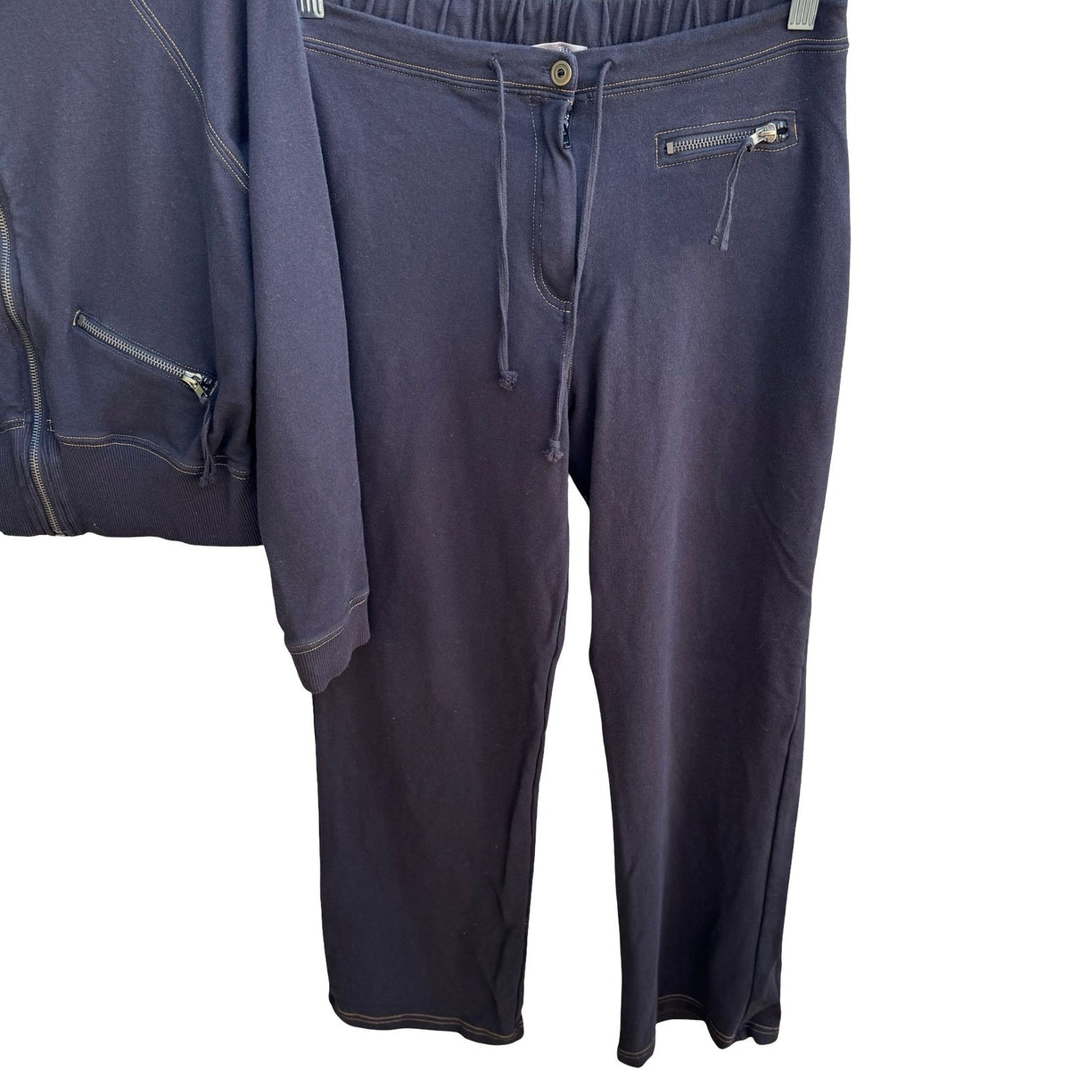 Isabella Bird Y2K Tracksuit Athleisure Loungewear Sporty Set Zip Jacket Pants M