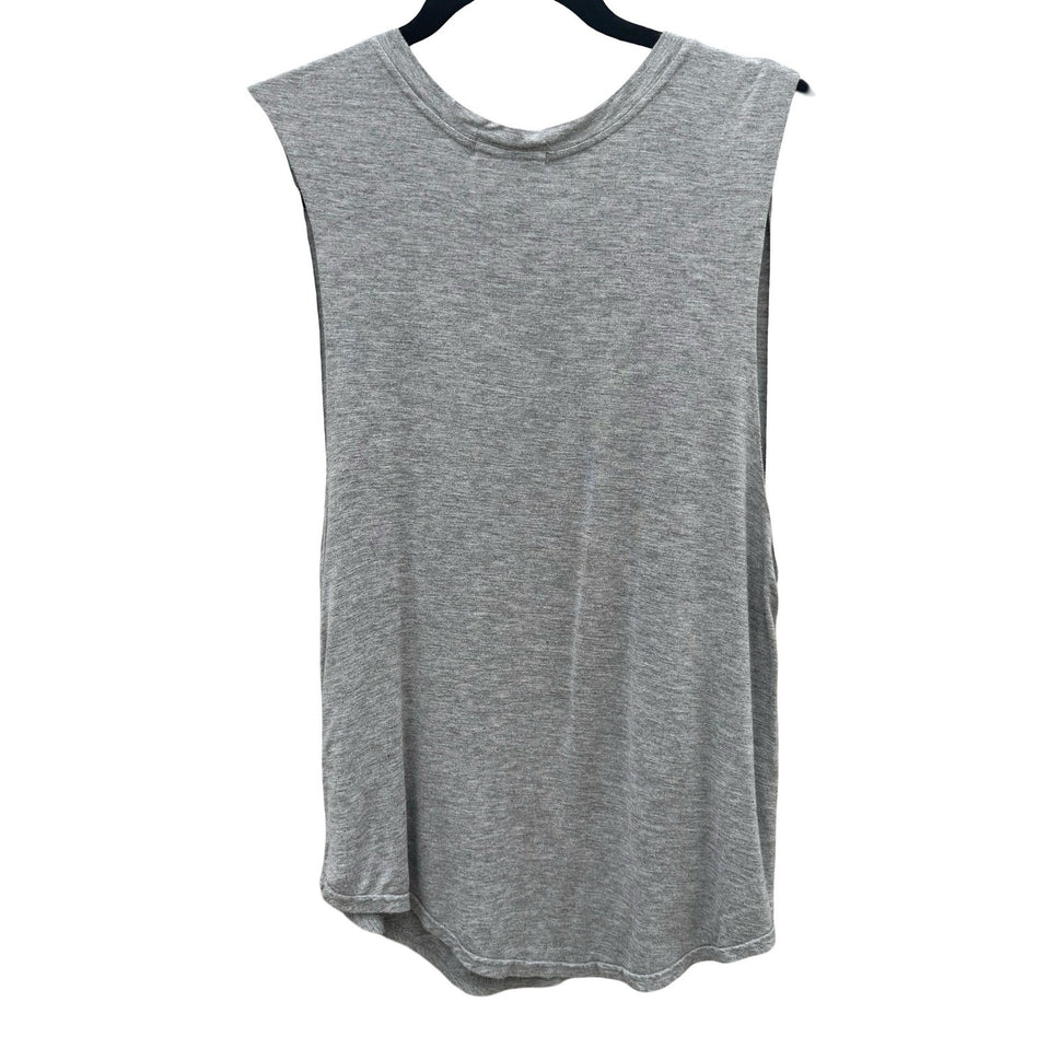 FV Relay Gray Three of Swords Tarot Graphic Muscle Tank Top Small Witchy Gothic