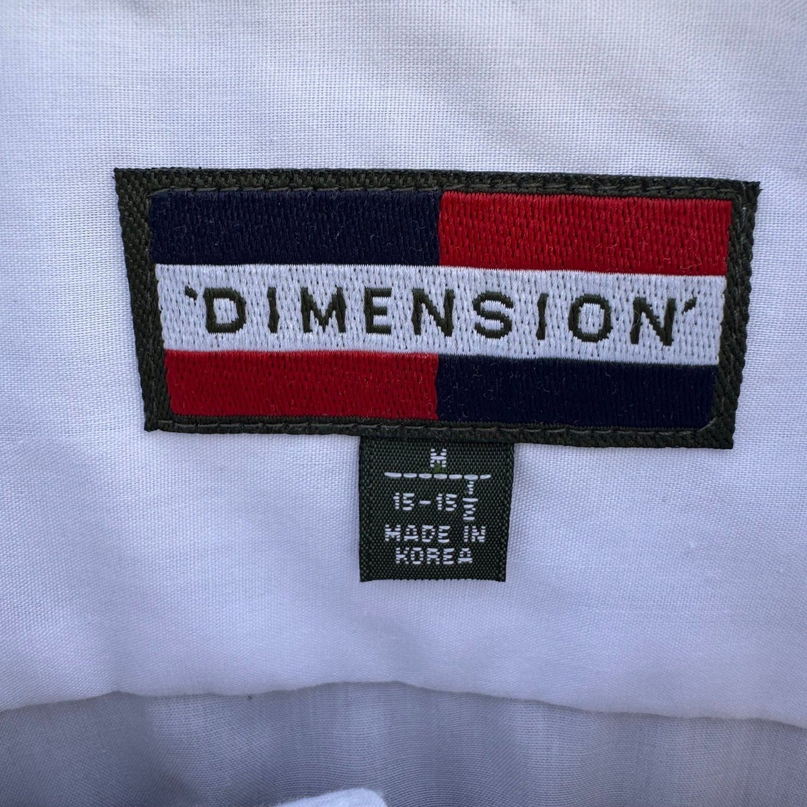 Dimension Mens White Wing Tip Collar Pleated Bib Tuxedo Dress Shirt M 15-15.5