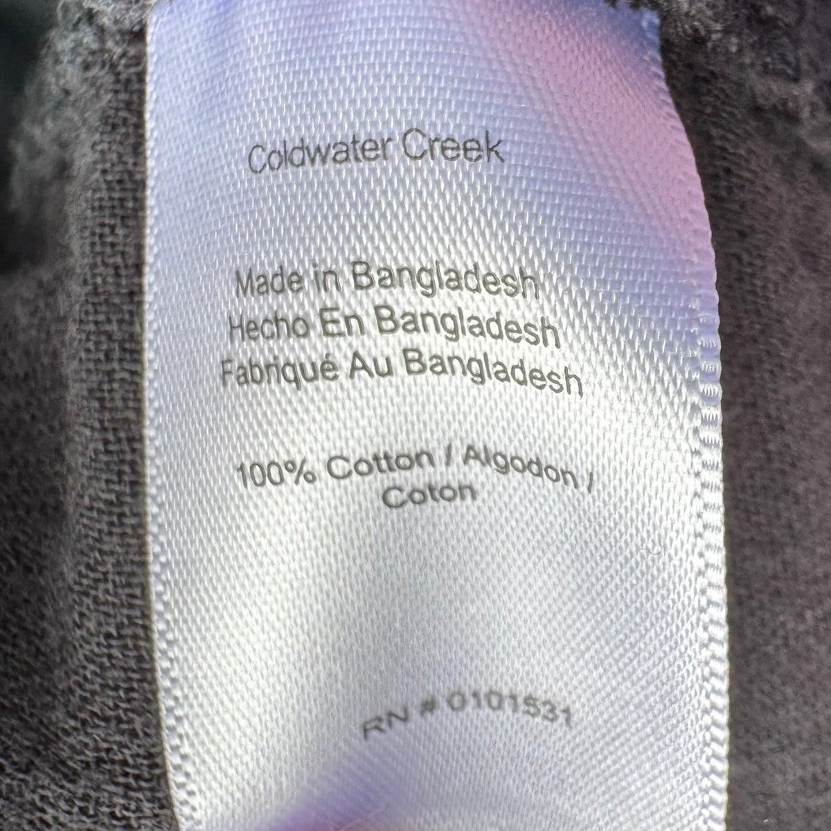 Coldwater Creek Coastal Grandma Lagenlook Minimalist Gauze Cotton Pants Black XL