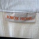 Switch Knox Rose Feminine Eyelet Puff Sleeve Boho Cottagecore Prairie Dress White XL 2 image