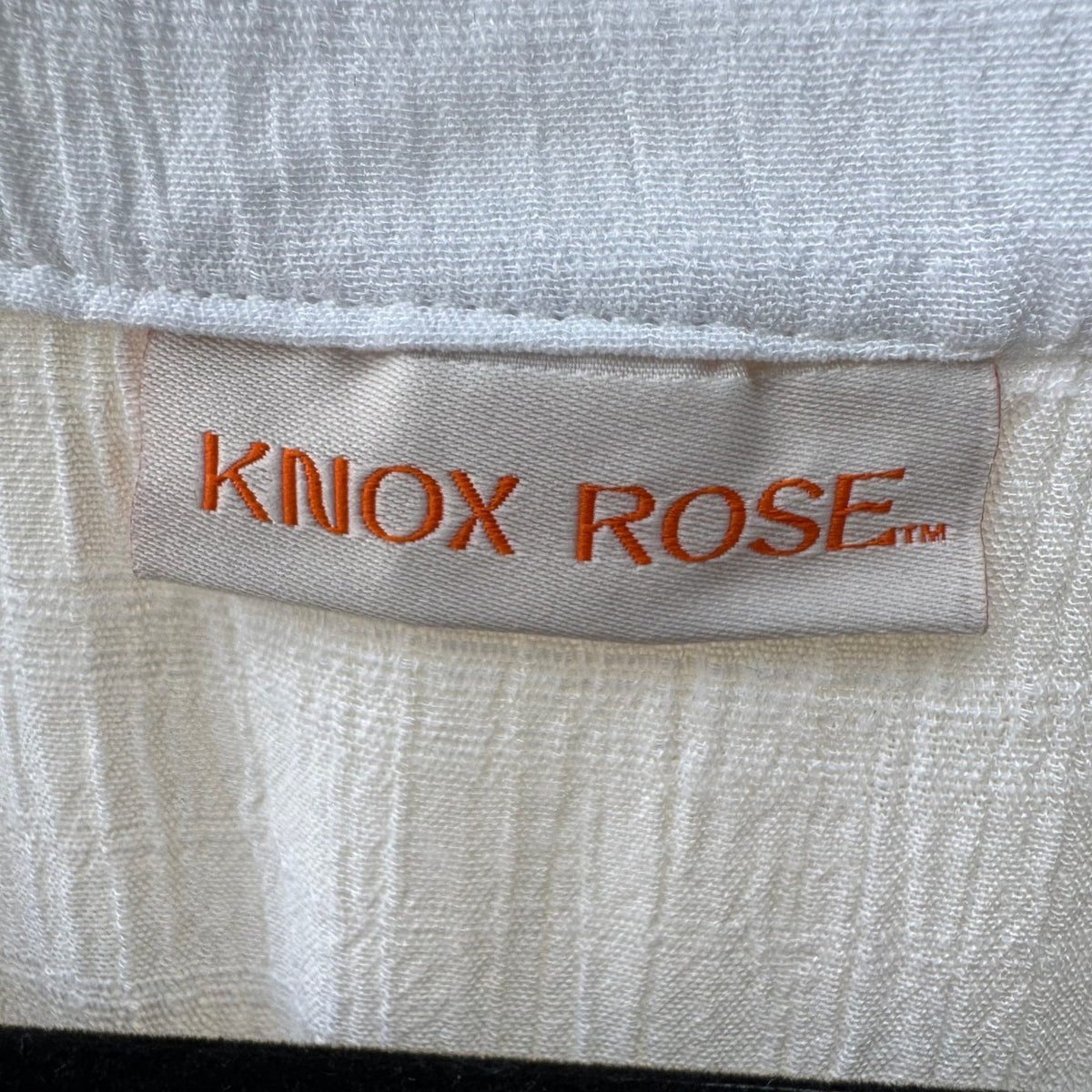 Knox Rose Feminine Eyelet Puff Sleeve Boho Cottagecore Prairie Dress White XL