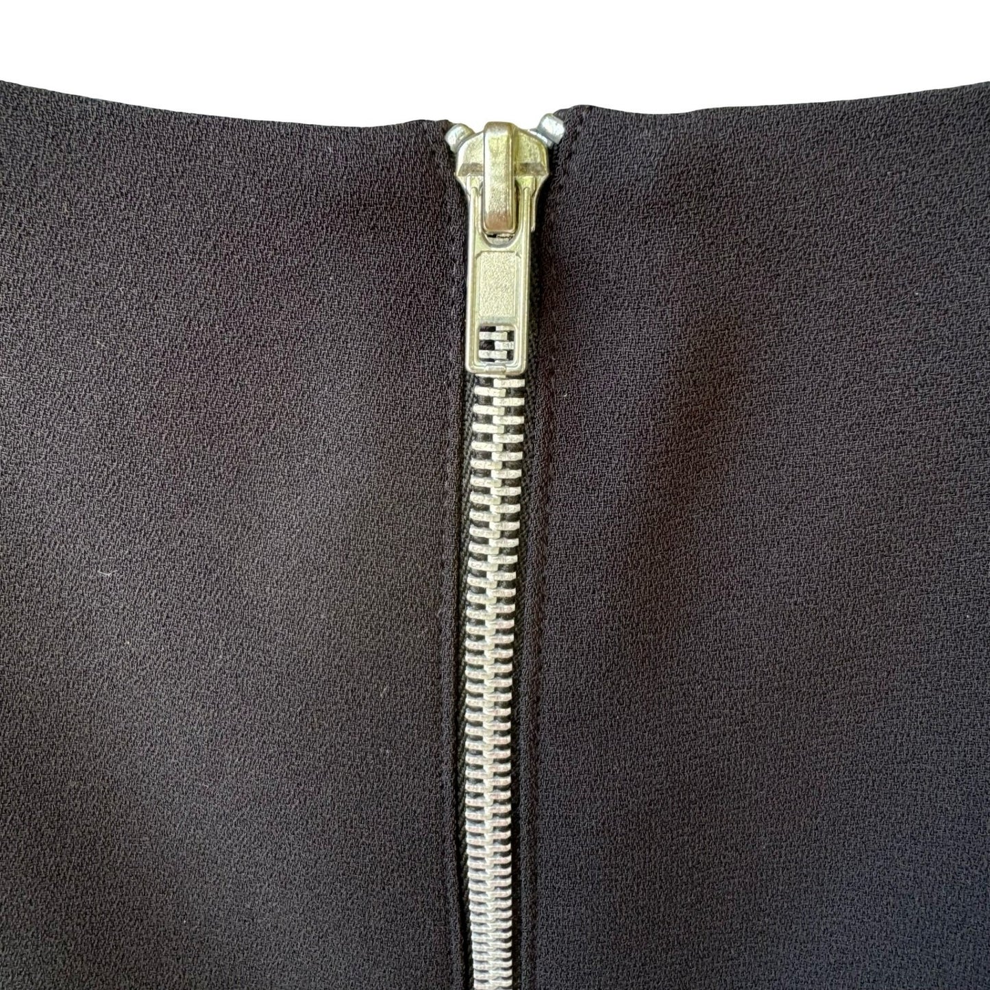 Cignal Vintage Y2K 90s Minimalist Square Neck Grunge Chic Cropped Top Back Zip 8