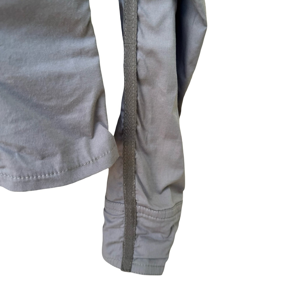 Vintage French Y2K Military Utility Gorpcore Industrial Buckle Cotton Shirt