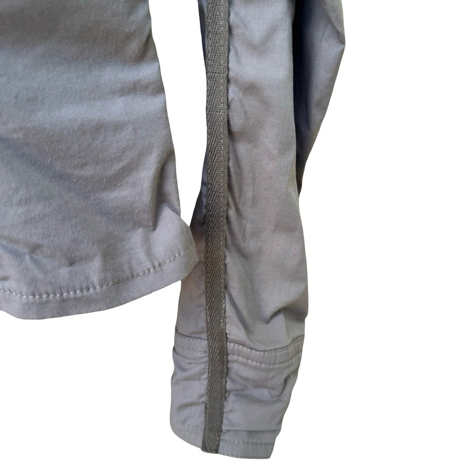 Vintage French Y2K Military Utility Gorpcore Industrial Buckle Cotton Shirt