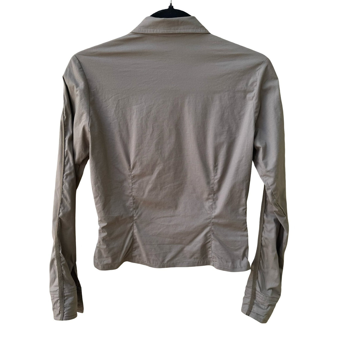 Vintage French Y2K Military Utility Gorpcore Industrial Buckle Cotton Shirt