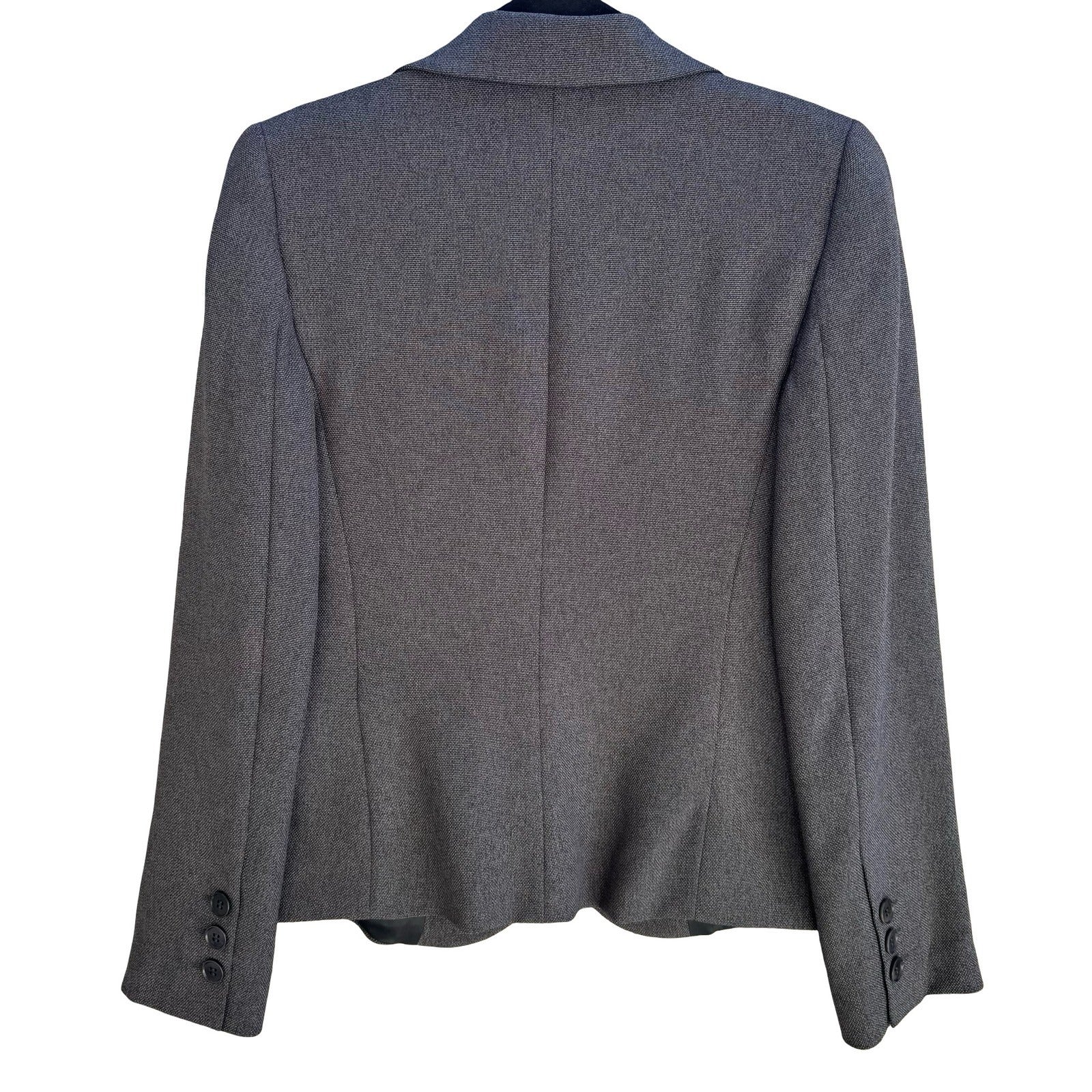 Emporio Armani Vintage Italian Grey Quiet Luxury Designer Blazer Jacket Womens 6