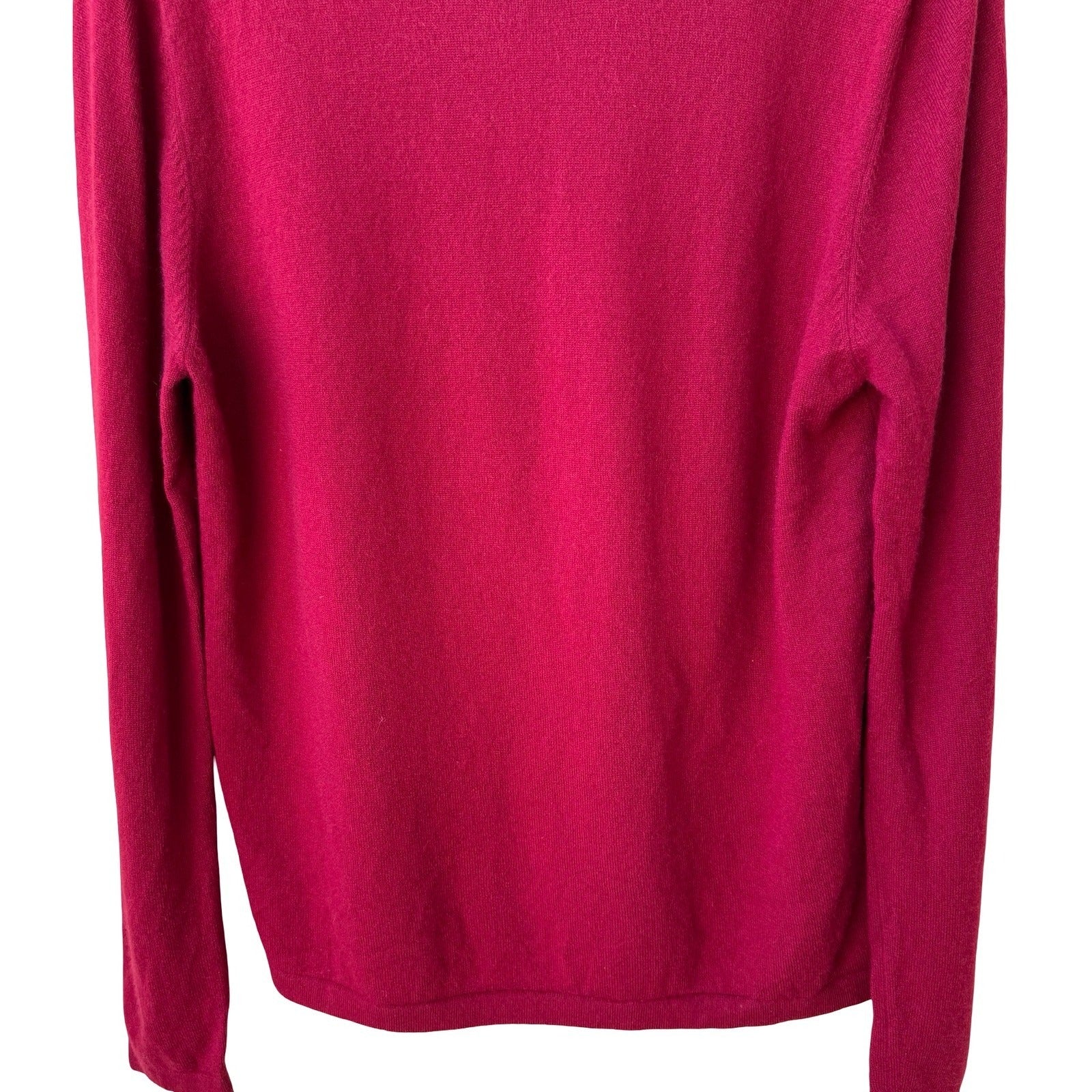 TSE 100% Pure Cashmere Quiet Luxury Crewneck Sweater Knit Pullover Red Mens M