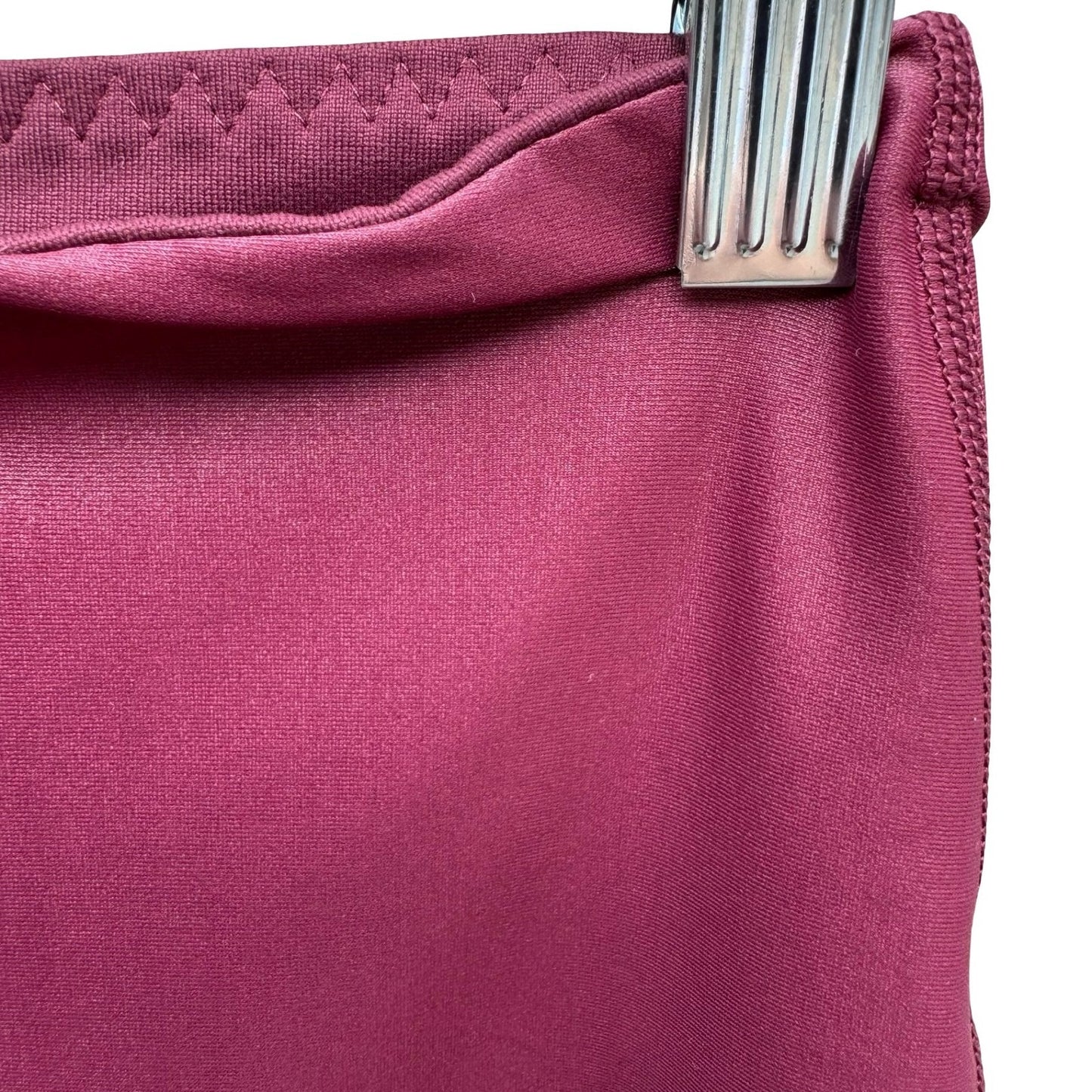 Victoria Sport Knockout Tight Burgundy Ladder Cutout Leggings Workout Womens S