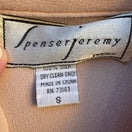 Switch Spenser Jeremy Vintage 90s Silk Old Money Coquette Soft Girl Peplum Blouse S 2 image