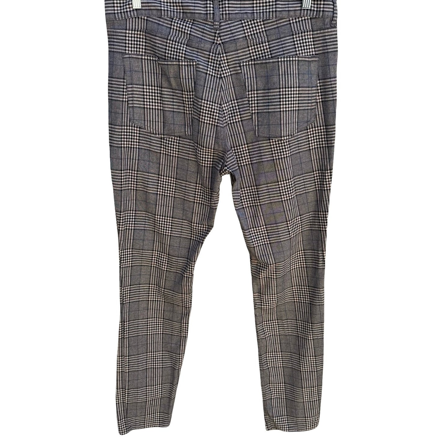 HM Coupe Moulante Skinny Fit Glen Plaid Golf Pant Check Indie Sleeze Grey Men 36