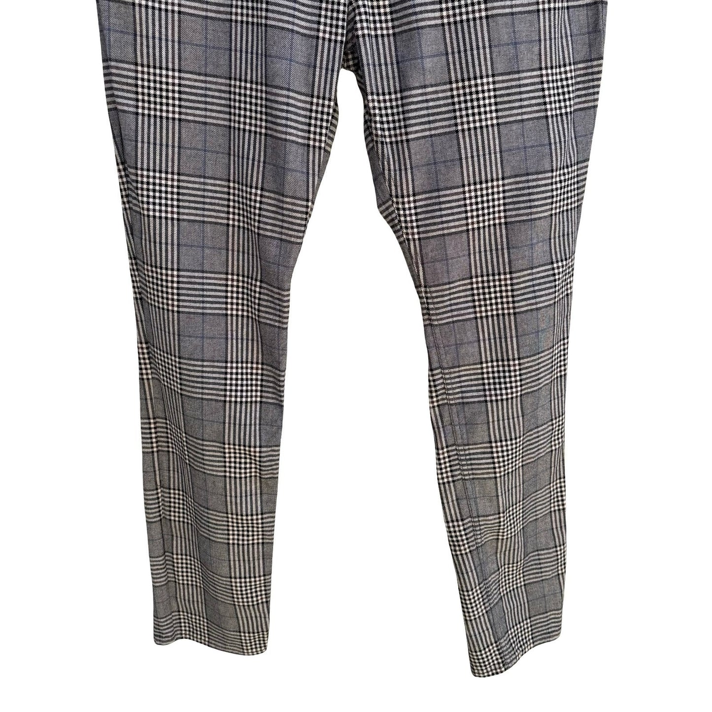 HM Coupe Moulante Skinny Fit Glen Plaid Golf Pant Check Indie Sleeze Grey Men 36
