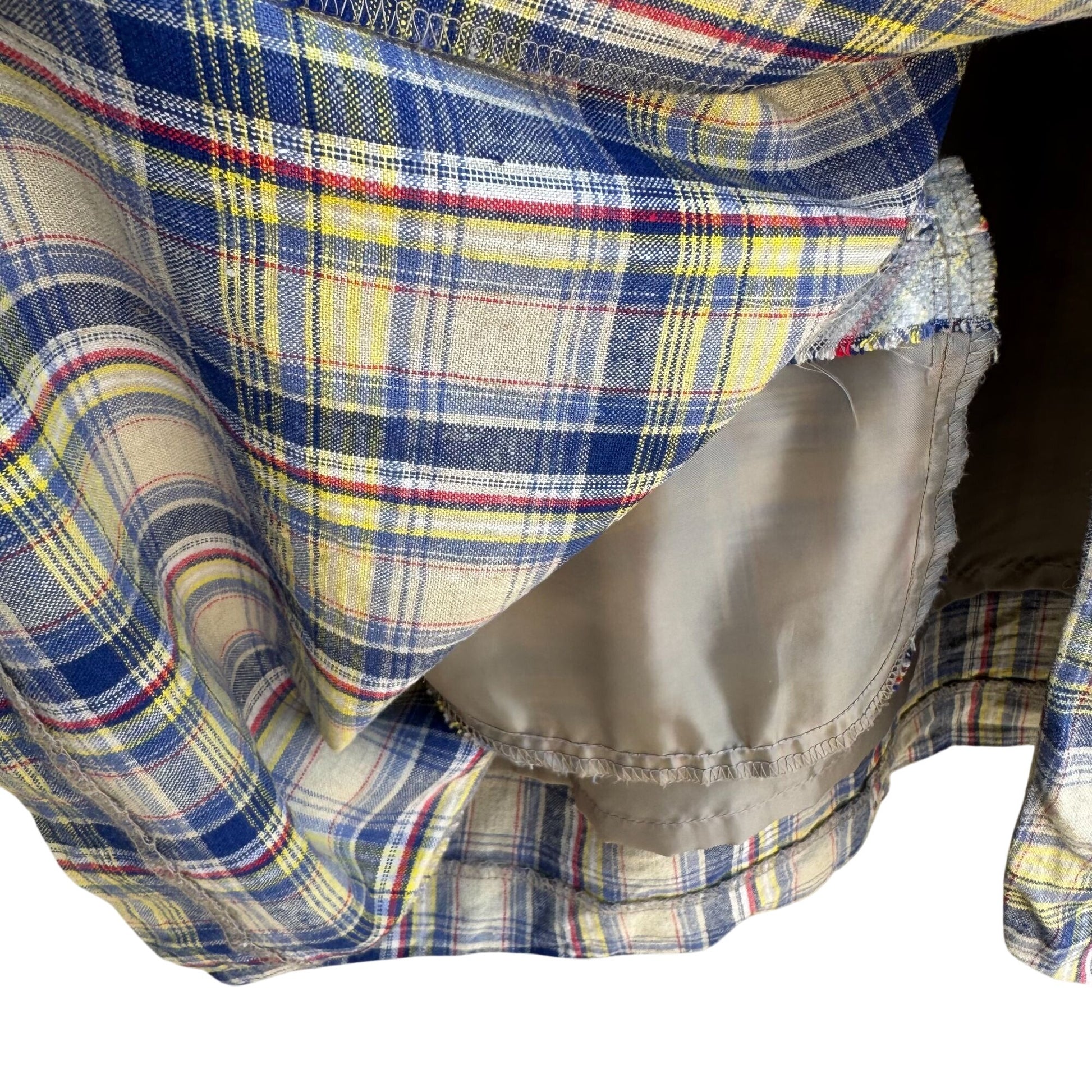 Maggie Barnes Vintage Womens Madras Plaid Long Sleeve Preppy Blazer Jacket 3X