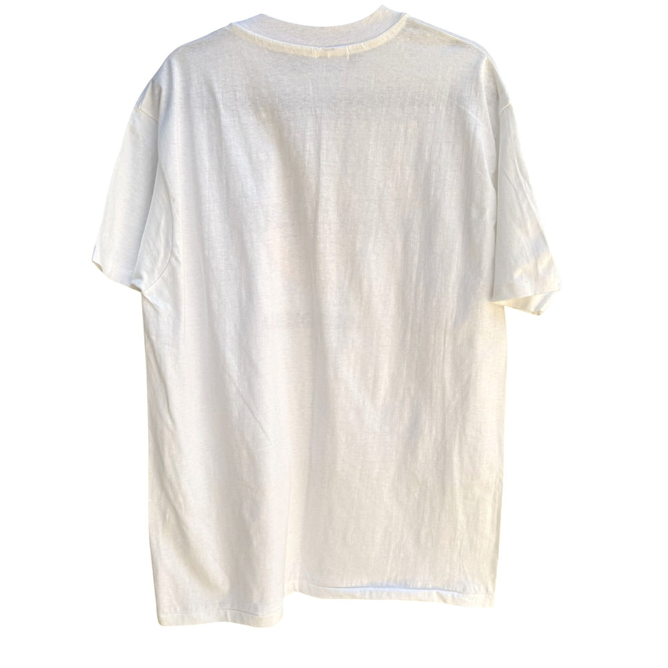 Hard Rock Cafe Honolulu Vintage White Graphic Print Hanes Beefy-T Cotton Shirt XL