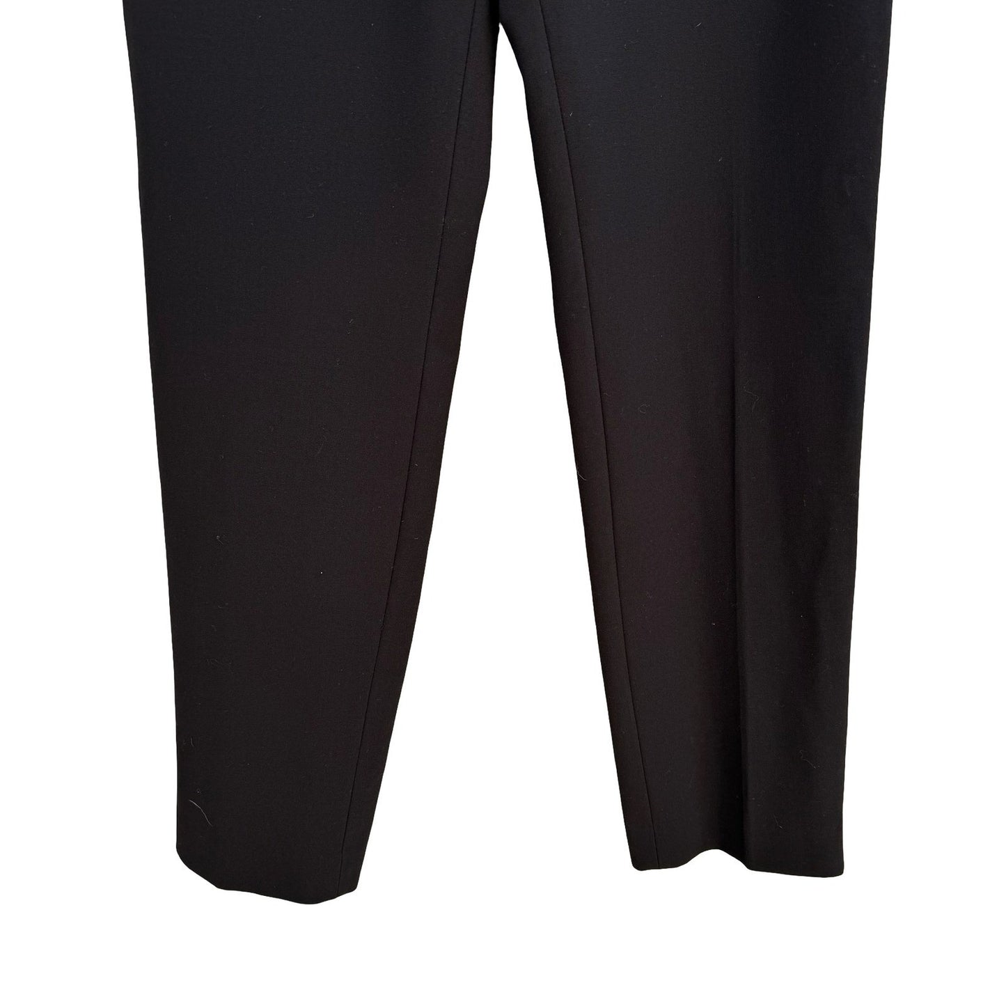 Calvin Klein Minimalist Dress Pants Straight Leg Stretch Career Black Womens 14