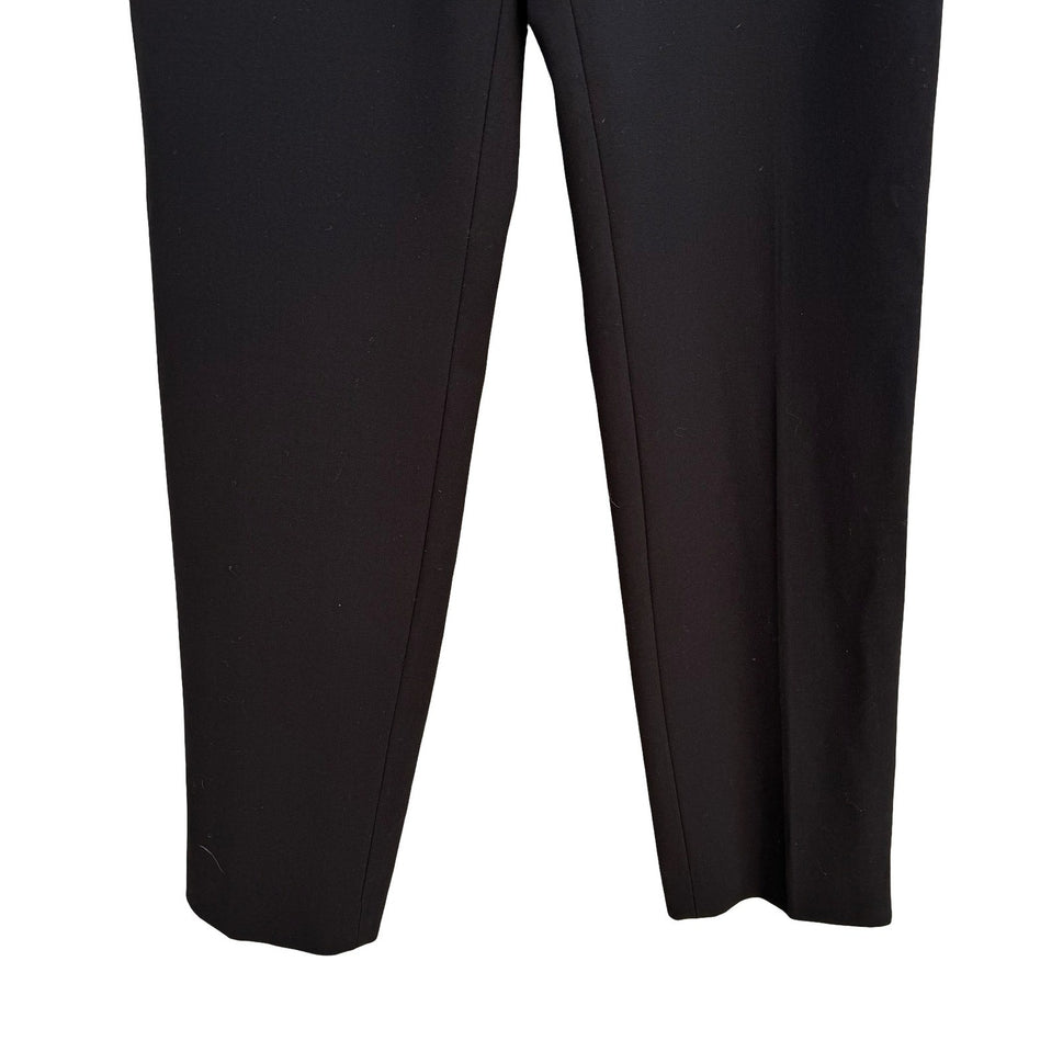 Calvin Klein Minimalist Dress Pants Straight Leg Stretch Career Black Womens 14