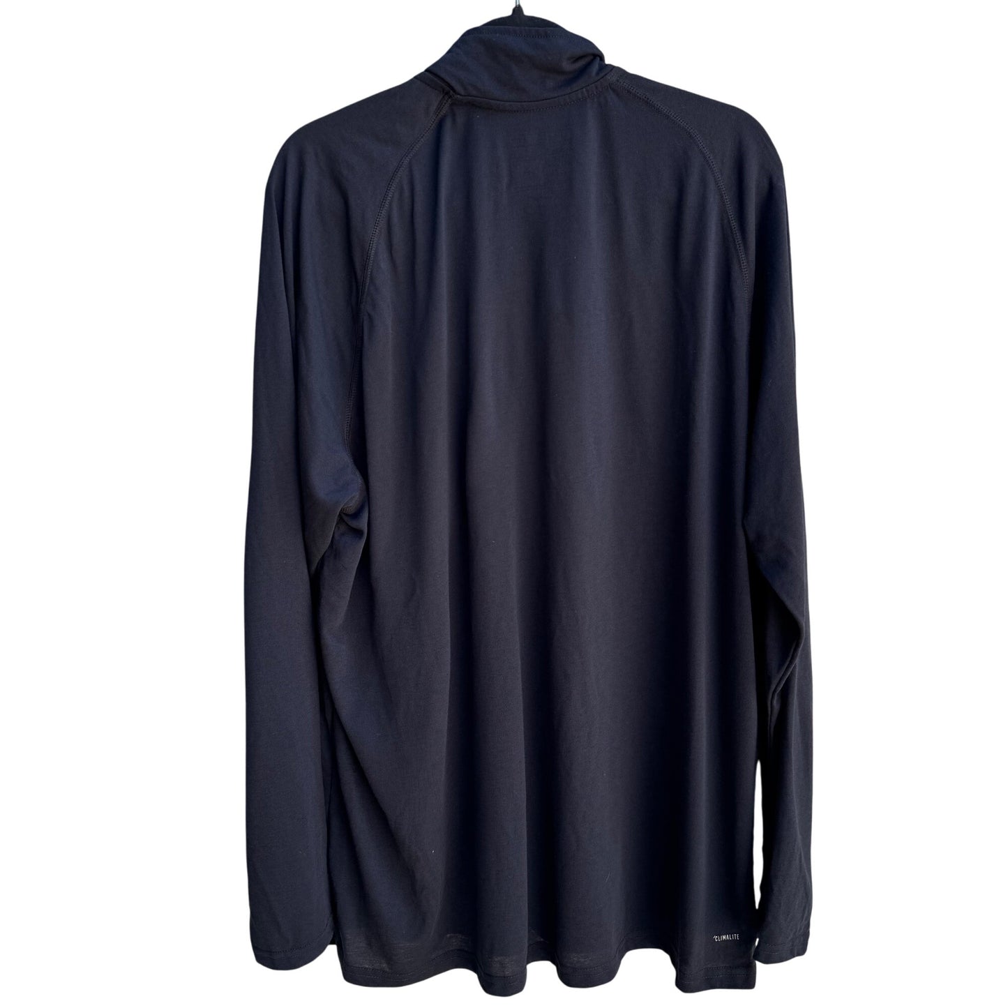 Adidas NHL Los Angeles Kings Hockey Mens Ultimate Tee Black Half-Zip Pullover 2XL