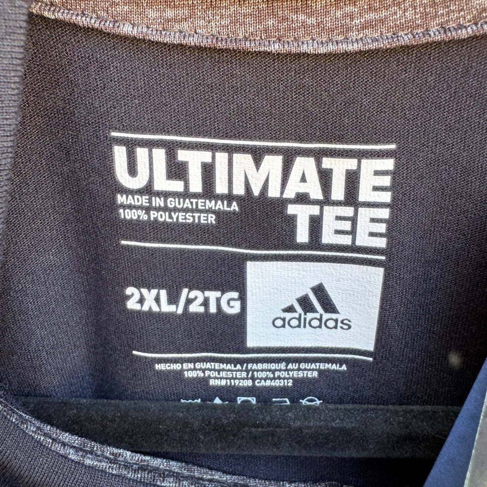 Adidas NHL Los Angeles Kings Hockey Mens Ultimate Tee Black Half-Zip Pullover 2XL