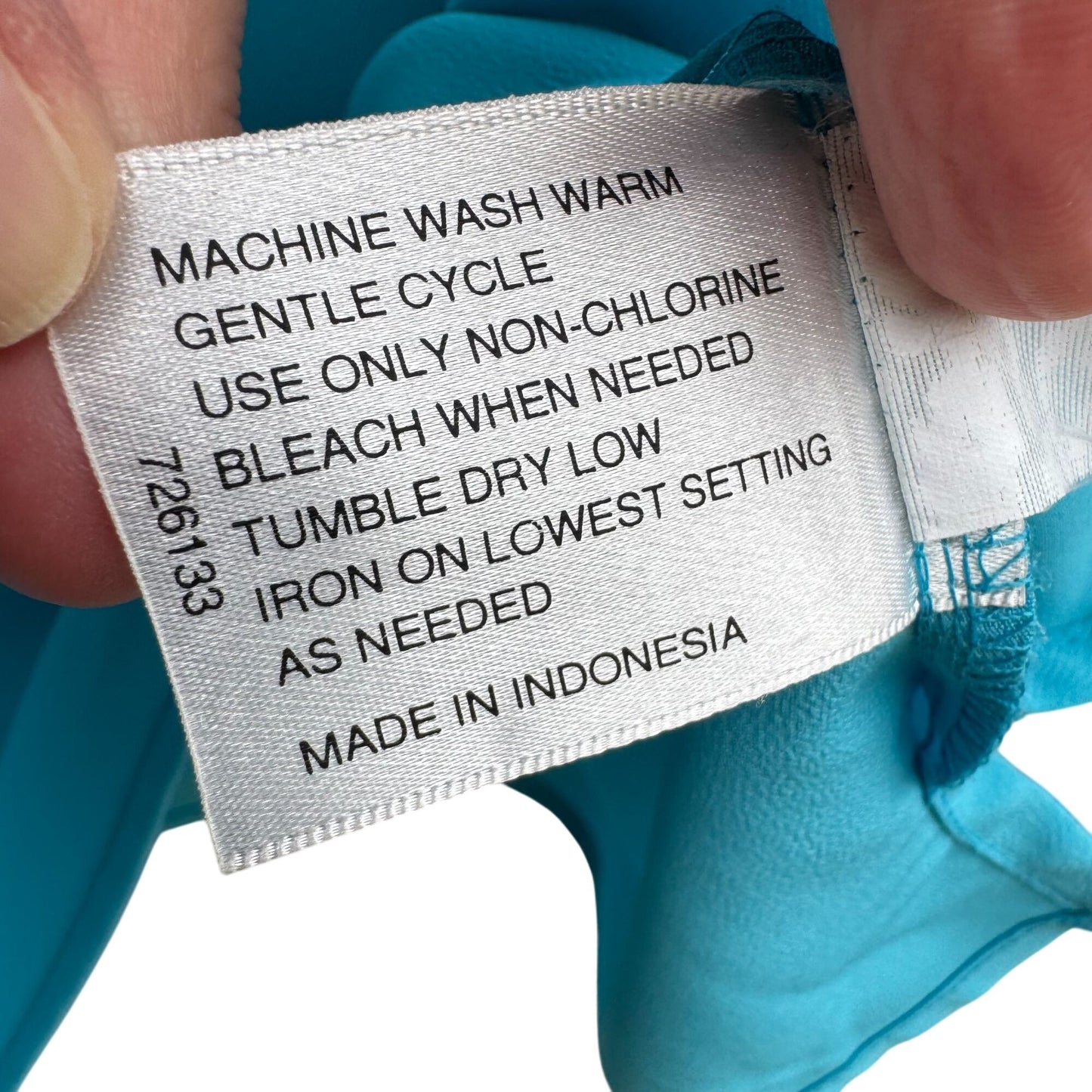 Liz Baker Womens Preppy Windowpane Semi Sheer Turquoise Blouse & Tank Set 16