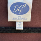 Switch DG2 Diane Gilman Brown Long Sleeve Wooden Bead Embellishment Scoop Neck Top M 3 image