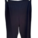 Switch Susan Graver Liquid Knit Black Pull On Straight Leg Pants Womens M Minimalist 3 image