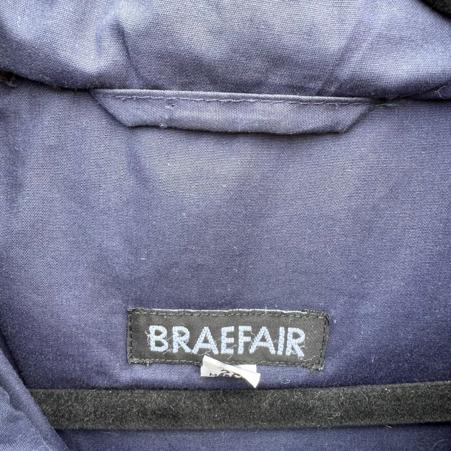 Braefair Vintage Green Navy Hooded Down Fill Puffer Jacket Parka Winter Coat 2X