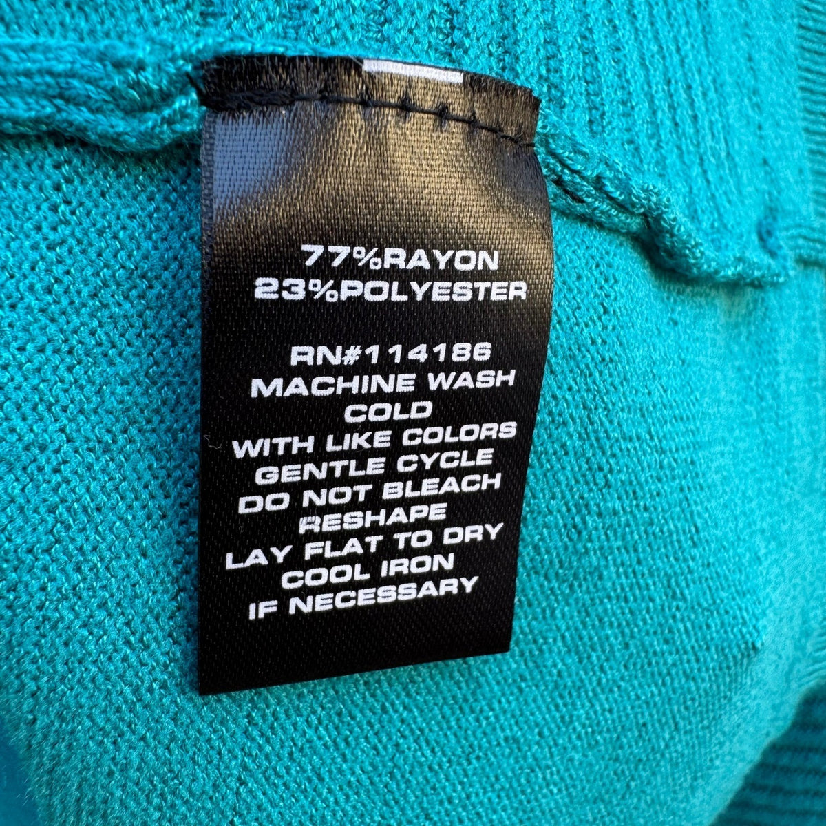 Verve Ami Coastal Layering Textured Ribbed Knit Open Front Cardigan Teal XL NEW