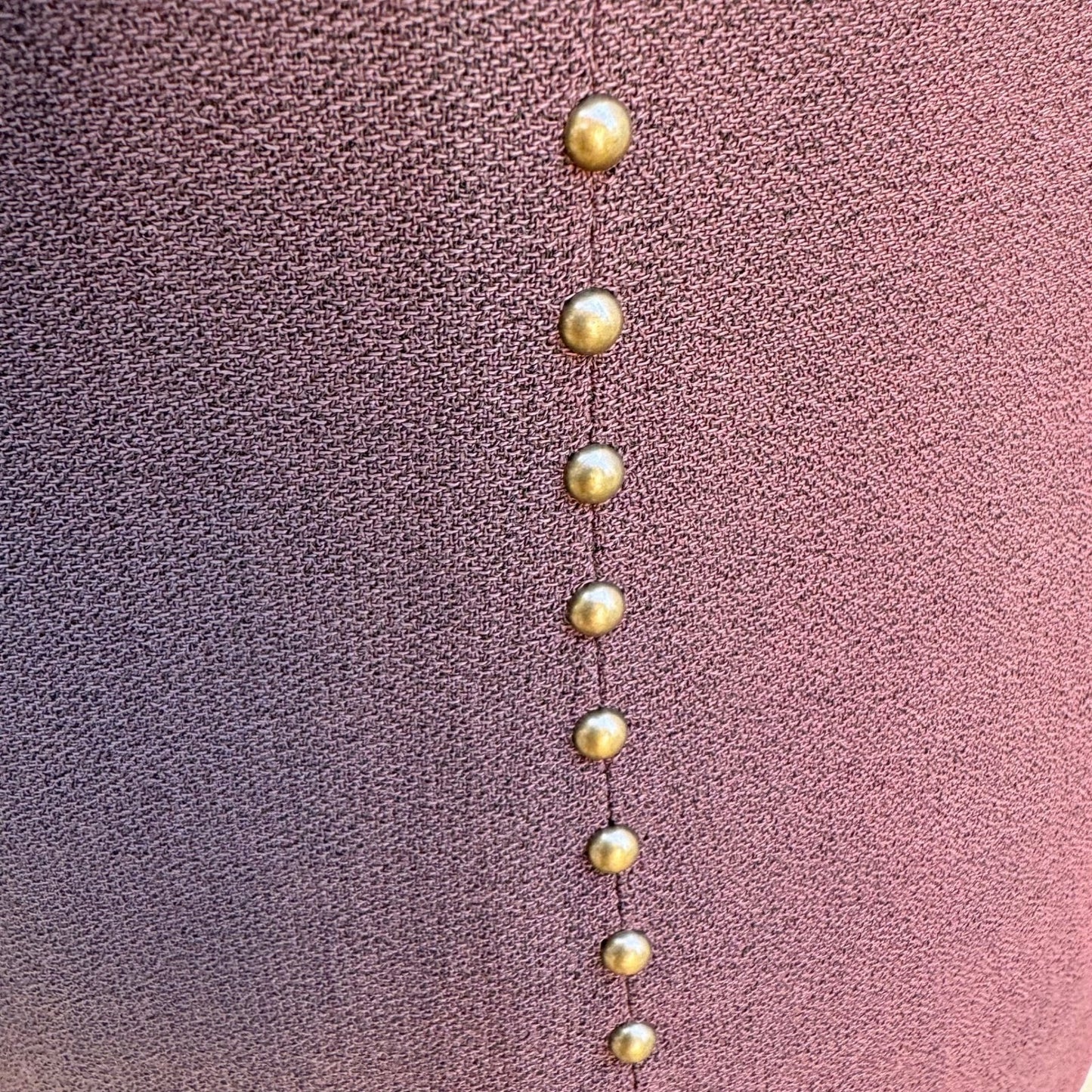 Vintage 90s Silk Ombre Gradient Studded Boho Whimsigoth Edgy Grunge Maxi Dress S