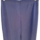 Switch Susan Graver Liquid Knit Straight Leg Pants Navy Elastic Waist Womens M Office 3 image