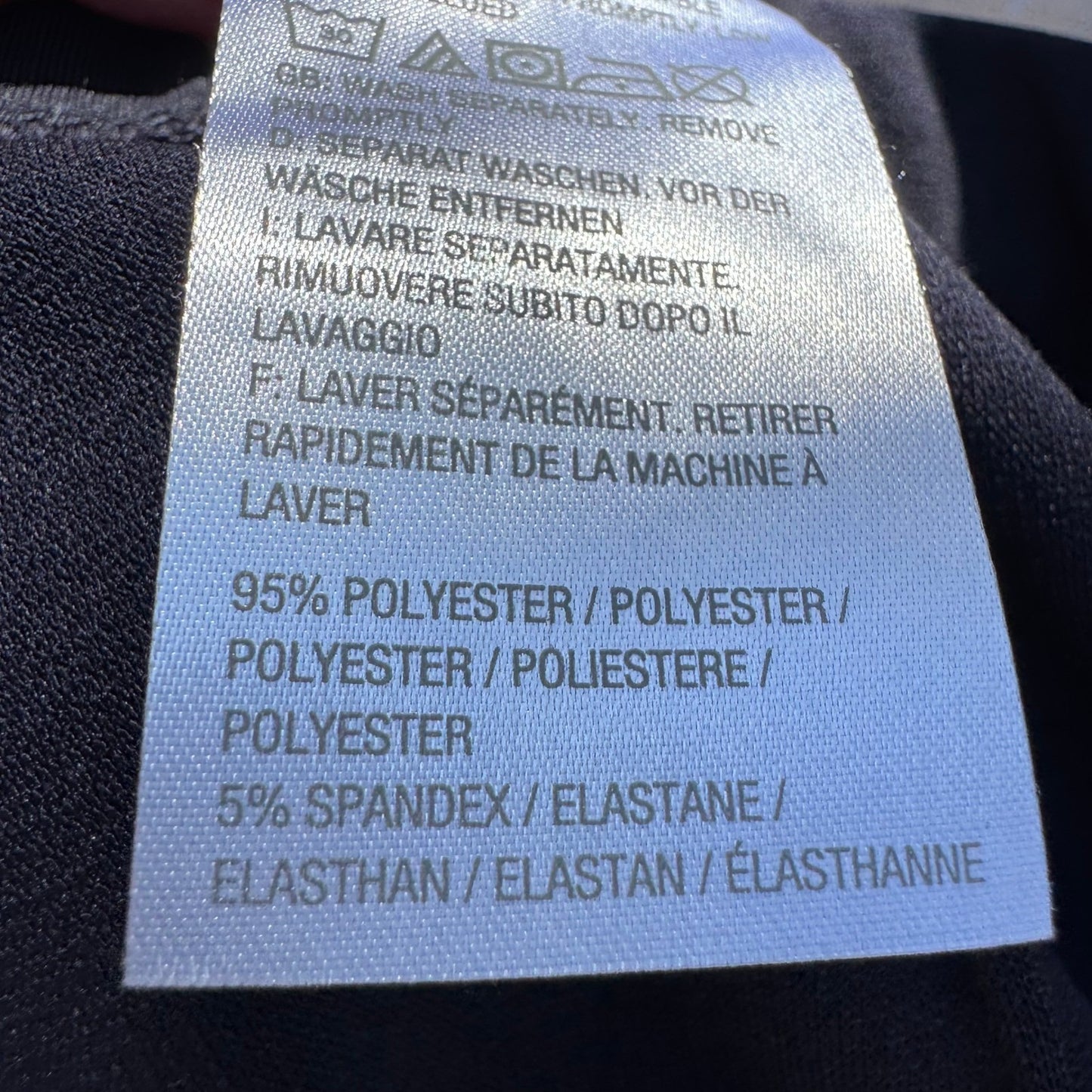 Susan Graver Liquid Knit Straight Leg Pants Navy Elastic Waist Womens M Office