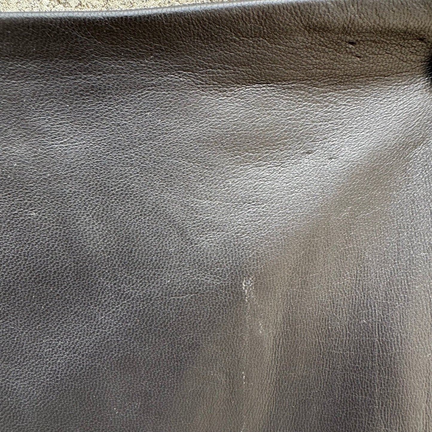 Laundry Shelli Segal Vintage Y2K 90s Black Lamb Leather Maxi Pencil Skirt 4