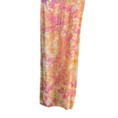 Switch Isaac Mizrahi Live Womens Multicolor Pink Orange Tie-Dye Hippie Beach Scarf Wrap 3 image