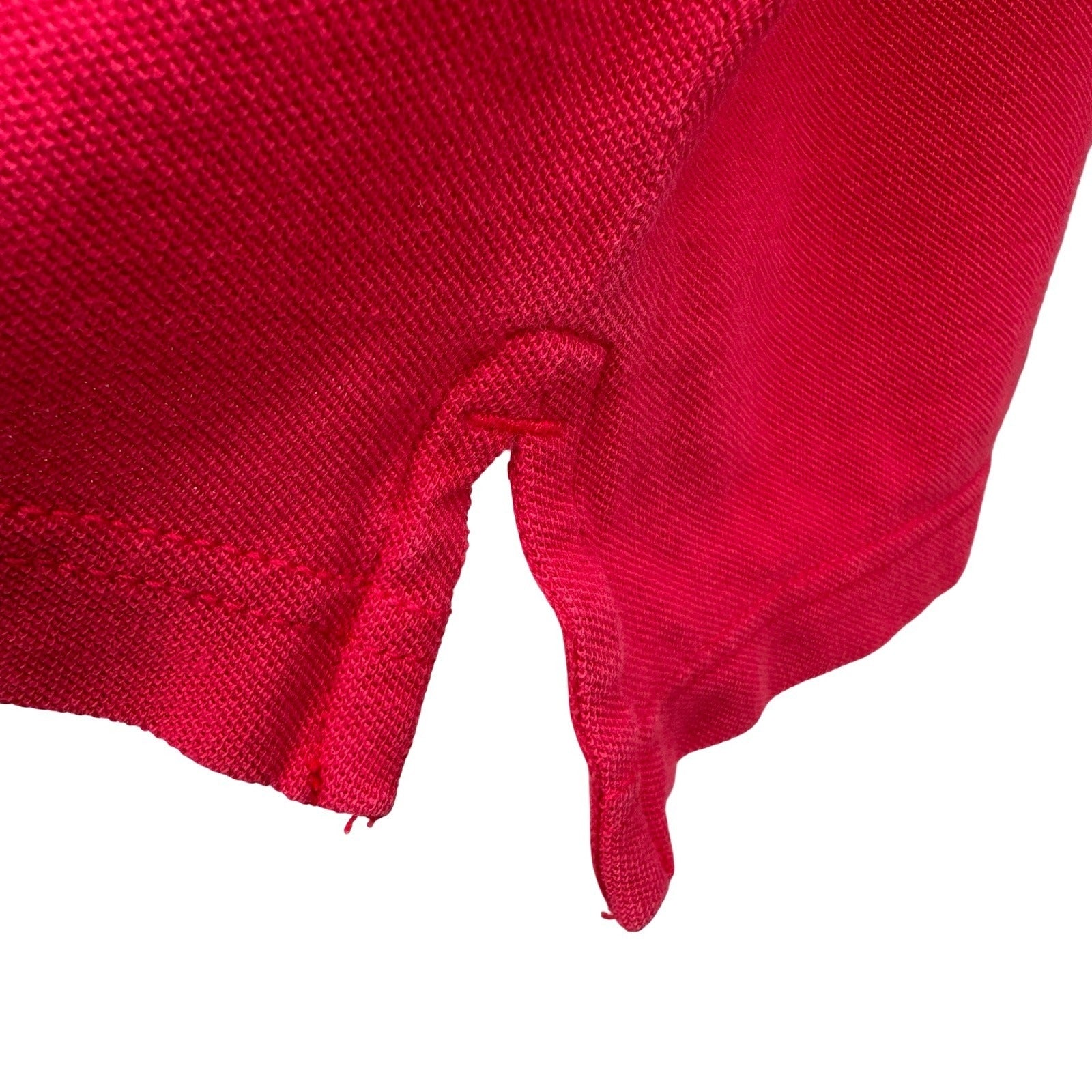 GAP Vintage 90s Mens Medium Red Short Sleeve Cotton Pique Polo Shirt Classic Fit