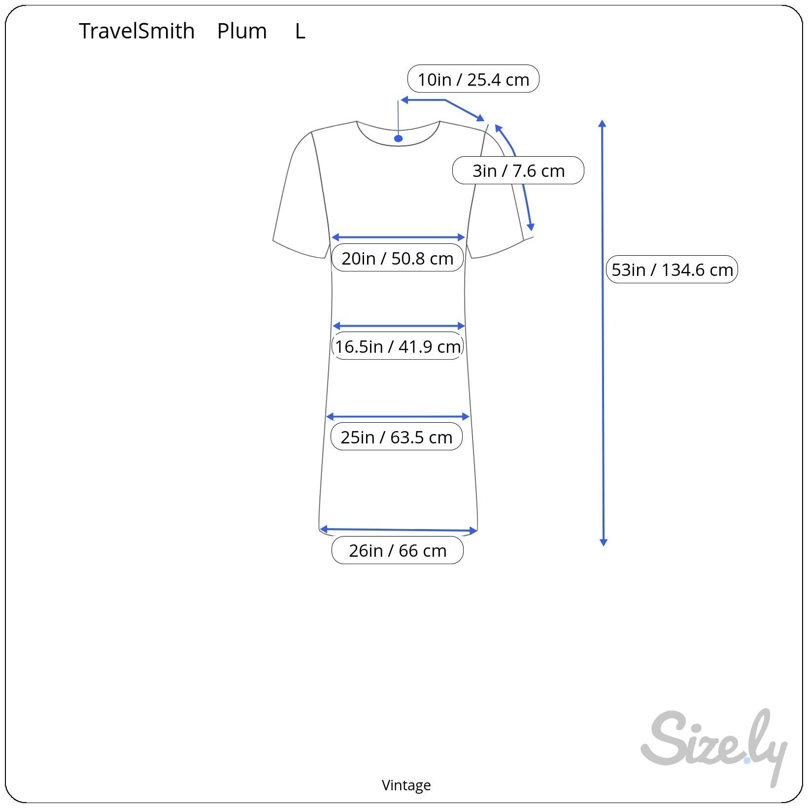 TravelSmith Womens Plum Short Sleeve V-Neck Empire Waist Midi Prairie Dress L