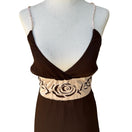 Switch Vintage 90s Y2K Silk Whimsigoth Fairycore Ethereal Empire Waist Flowy Midi Dress 2 image