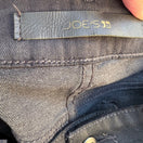 Switch Joes Jeans Y2K Goth Rocker Mid Rise Skinny Black Coated Sateen Denim Pants 26 2 image