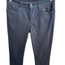 Switch Joes Jeans Y2K Goth Rocker Mid Rise Skinny Black Coated Sateen Denim Pants 26 3 image