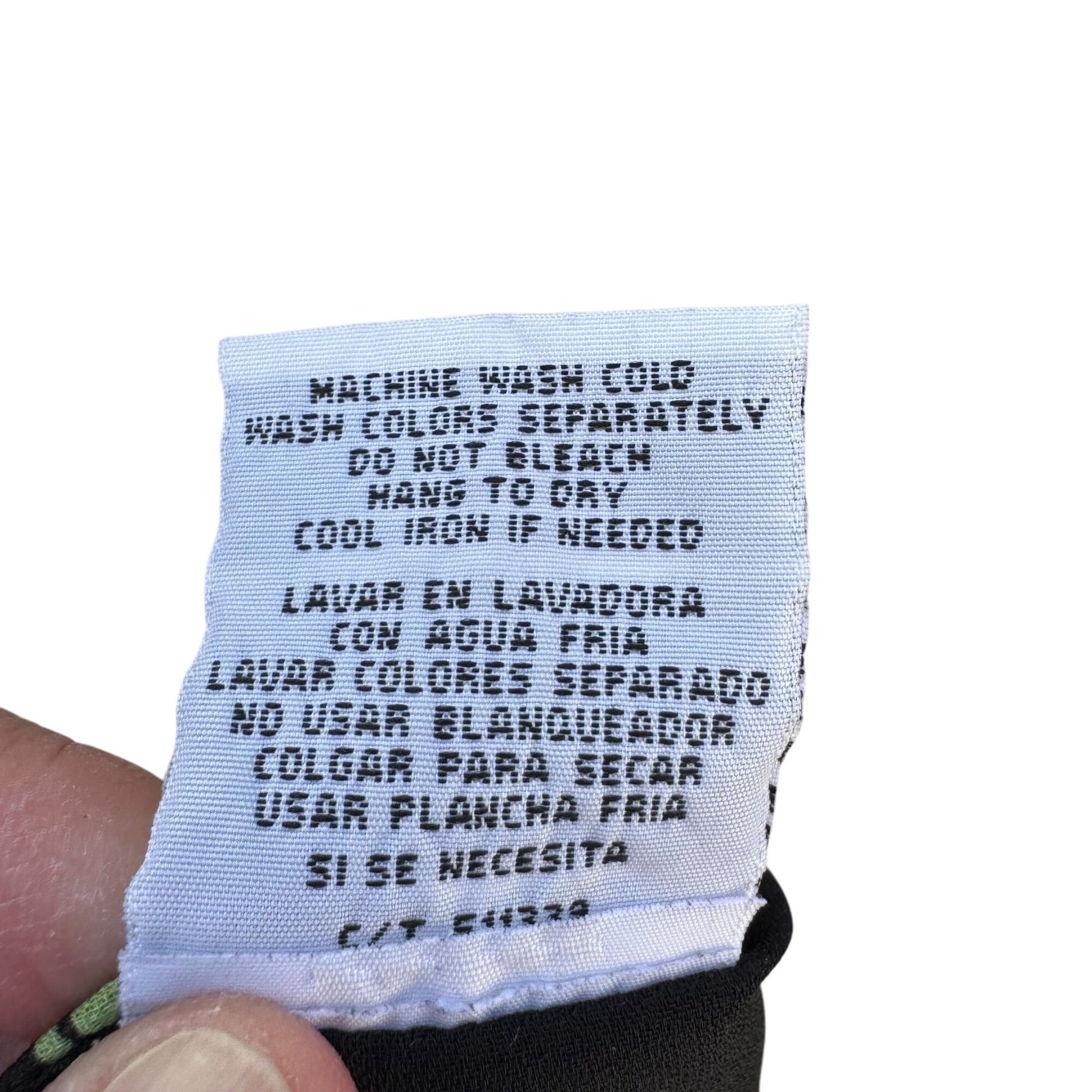 Black Green Vintage Y2K Floral Swirl Print Womens Back Zip Flare Hem Lined Skirt