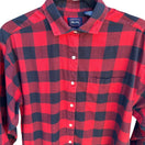 Switch Allen Solly Mens Buffalo Plaid Flannel Button Down Shirt Red Black Cotton Size 6 3 image