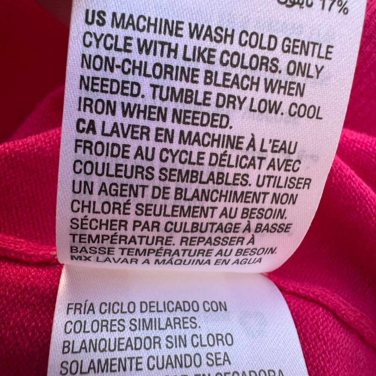 Karen Scott Barbiecore Preppy Layering Cozy Jersey Cardigan Sweater Pink L NEW